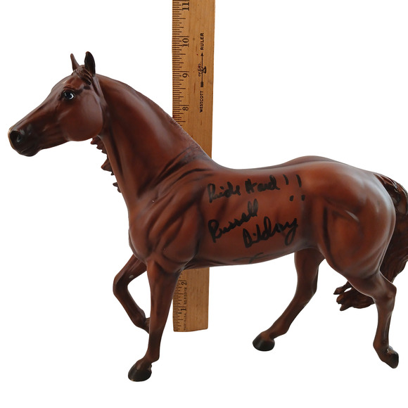 Breyer Reeves Topsails Rein Maker Traditional Toy Horse Model w/ Signed - Picture 13 of 14